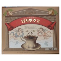 피코크 코코아 분말에 초콜릿 분말과 초콜릿 칩을 더하여 더 진하고 달콤한 마몰로 리치핫초코 30g x 30포