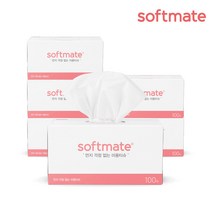 [순둥이] 6BT/소프트메이트 미용티슈 100매 6개(섬유티슈 각티슈), 상세 설명 참조, 상세 설명 참조
