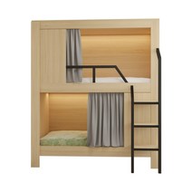 성인벙커침대 2층 인테리어 침대 기숙사 수납형 DIY 원목 계단형 수납 더블, A