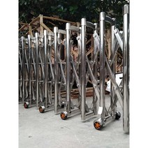바리게이트 접이식펜스 주차장 울타리 자바라 가드레일 안전 게이트, 단면 바리케이드, 1개