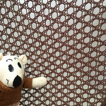 계단 추락방지 어린이 보호 그물 어린이 낙하 방지 안전망 발코니 드릴링 방지 울타리 그물, 마호가니색상높이80cmx길이100cm