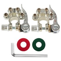 배터리터미널 배터리단자 차량용 터미널 홀더 자동차 배터리 터미널 상단 포스트 12V 24V 퀵 릴리스 나사, 07 Style 3