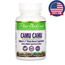 파라다이스허브 카무카무 열매 CamuCamu 400mg 비건 60식물성캡슐, 400mg 60식물성캡슐, 1개