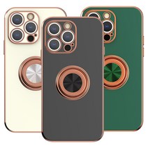 아이폰케이스 15 14 프로 맥스 플러스 아이폰14 아이폰 13 미니 12 11 SE3 SE2 8 7 XS XR 커버 / 워너프 골드링 마그네틱 링홀더 케이스