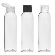 원터치캡용기 120ml 150ml 200ml 250ml 300ml 500ml 똑딱이용기 어매니티공병, 120ml투명용기 흰색캡