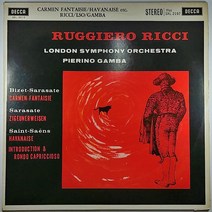 중고 LP 루지에로 리치.RUGGIERO RICCI (인테리어용. 하자있음. 구매시참조)