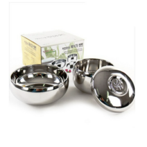 키친프리 이중 옥식기 세트, 5세트, 공기 뚜껑 대접