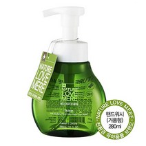 네이쳐러브메레 향균 손씻기 핸드워시 거품형 280ml 손세정제 손소독 로하스인증 파라벤무첨가 세균제거효과 돌답례품핸드워시, 1개, 완포장-핸드워시+다크그레이박스