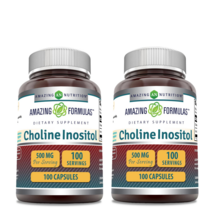 다낭성 난소 증후군 지방간 콜린이노시톨 500mg 2통 200정 [미국내수용], 100정