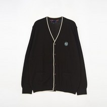베이지라인 브라운 니트 가디건 (상암고) 교복가디건