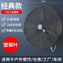다이아몬드 브랜드 대출력 상업용 우각선 차고 공장 공업용선풍기, T06-750벽걸이 팬 플라스틱 스틸 강력파워