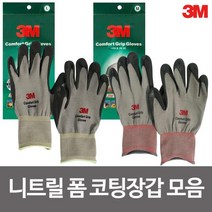 3M 니트릴 폼 코팅장갑(선택) 컴포트그립 글러브 작업, OPOP상품3M니트럴폼코팅장갑_MOPOP