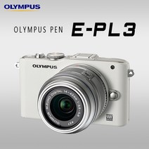 [PEN] 올림푸스 정품 E-PL3+14-42mm KIT [8GB+가방+UV필터 증정] 미러리스 k, 블랙