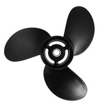 프로펠러 보트 선외기 8.5x7.5 3B2-64515-0 도하츠/닛산/머큐리용 선외 8-9.8HP R-회전 알루미늄 합금 3 블레이드 12 스플라인 톱니