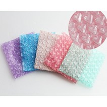수다 하트뽁뽁이 에어캡, 20cm x 20cm (5개), 하트뽁뽁이딥핑크, 5개