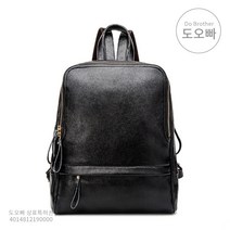 도오빠 여성 가방 백팩 디자인 인조 가죽 성인 학생 데일리 기본 직장인 블랙 깨끗한 스퀘어 민무늬 부드러운 깔끔한