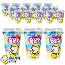 예이니식품 뿌려먹는 깨비팝핑 사과향 컵 솜사탕 18개(14gx18개) 어린이캠핑여행간식, 14g, 18개