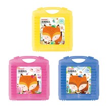 모나미 모니주 크레파스 24색 오일크레파스 크레용, 핑크