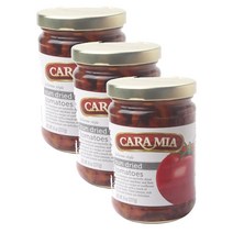 Cara Mia 스타일 선 드라이 토마토 통조림 쥴리엔느 227g 1개 1팩, 3팩
