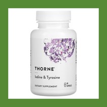 Thorne Research 쏜리서치 아이오딘 엘티로신 60캡슐 하이프로멜로스 Iodine L-tyrosine Potassium Iodide