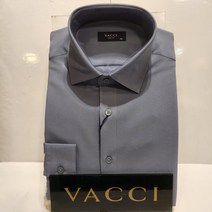 바찌 남성 봄 가을 긴팔 슬림핏 보듧들 구김없는 스트레치 폴리에스터 95% 혼방 블루 솔리드 파스텔톤 신축성이쫙쫙 활동하기편한 젊은층 정장와이셔츠 남방 VD1K 1BS 112 B0