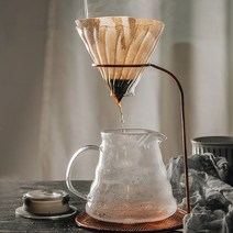 커피포트 드롱기 커피드립퍼 핸드드립주전자 커피머신 커피 드립퍼 v60 푸어 오버 커피 포트 핸드 양조 냄비 커피 필터 컵 커피 주전자 드립퍼 스탠드 커피 메이커 세트, 커피 포트 600ml