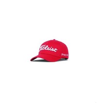 타이틀리스트(Titleist) 남성 골프 모자 투어 퍼포먼스 캡 HJ2CUP RYWT 로얄, 레드/화이트