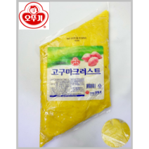 [오뚜기] 피자토핑 고구마무스(고구마크러스트) 1kg 3-10EA(냉장)_치즈왕자, 4팩