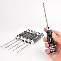 Vandess 소켓 육각 스크루 드라이버 알렌 하더링 비행기 모델 H0.9-3MM 홈 자동차 수리 도구, 06 H3.0