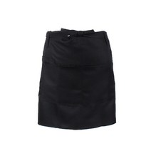 케삭 카페 허리 앞치마, 블랙, 1개