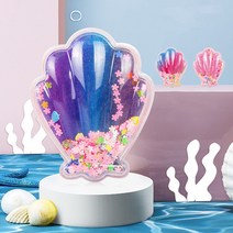 조개 펄 진주 빗 헤어빗 미니 머리빗 휴대용, 핑크펄