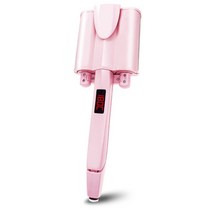 물결고데기 나이아가라고데기 전문 헤어 도구 컬링 아이언 세라믹 컬러 전기 트리플 배럴 스타일러 웨이브, 01 LCD 32mm_01 미국