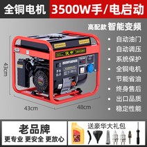 가정용 가솔린발 정음 소형차 싱글 외모 380 5KW3 소형발전기, T12-지능 주파수변조)3.5KW