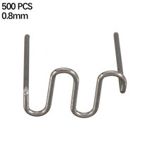 휴대용 알곤 소형 레이저 산소 용접기 녹제거 스포트 가정용 제이식 500pcs 핫 스테이플러 플라스틱 수리 표준 사전 컷 웨이브 스테이플 범퍼 차체 수리 0.8mm 웨이브 스틸