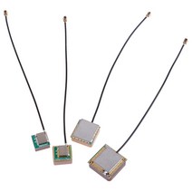 광대역 저전력 mfd rns 28db gps 안테나 28287mm ipx 커넥터 iot m2m lora 고 이득 gps 안테나 세라믹 패치 내부, 어두운 회색
