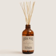 [기프트 박스 포장] 에이디스 샌달우드 디퓨저 250ml 대용량 거실디퓨저 우드디퓨저, 트로피컬 스틱(알로하리프) 1p