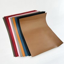 로스킨 천연 소가죽 (사피아노 패턴 9칼라) A4 크기 재단 가죽, 검정