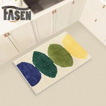 FASEN 주방매트 패밀리 융모 클래식 호텔 발매트 스포츠 매트 러그 규조토발매트 욕실발매트 화장실매트 수건 답례품 코일매트 코일매트 소프트 주방 발매트 사계절 발매트, 매트16