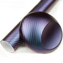 탄소섬유 기아 포르테 인테리어 중앙 제어 패널 도어 핸들 탄소 섬유 스티커 데칼 자동차 스타일링 액세서리, Blue variable purple+Style B