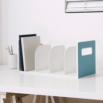 마이룸 책꽂이 4단 485x210x220 심플 북엔드 #3040EA, DLL 민트