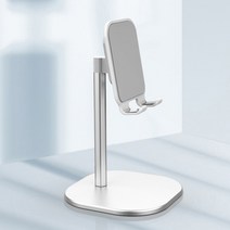 이지 스마트 스탠드 스마트폰 태블릿 핸드폰 거치대 각도조절 높이조절 책상용 온라인수업 원격회의 실버