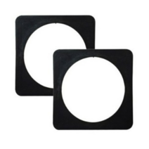 동광세이프티 칼라콘 고무안전커버, 2개, 검정색