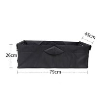ALWAYSME-유틸리티 웨건 라이너 L79xW45xH26CM 7 8 인치 휠 유틸리티 캠핑 카트, 08 Black