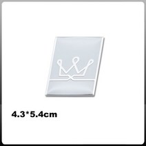 볼보 자동차 용 멀티 스타일 알루미늄 배지 스티커 펜더 데칼 XC60 V50 S90, 01 NO 1