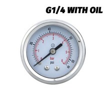 압력게이지 진공밸브 진공게이지 Y50z 축 수압 게이지 스테인레스 스틸 쉘 스레드 연결 휴대용 진공 압력, Can be customized, 02