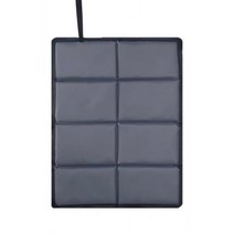 1+1 접이식 가벼운 소형 공원 등산 낚시 캠핑 휴대용 1인 폴딩 방수 미니 방석, 그레이