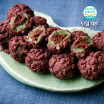 쫀득한 제주 오일장 장인 팥 오메기떡, 25개입, 55g