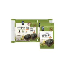 청정원 올리브 재래김 6+3, 3개, 5G*9봉