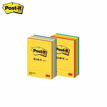 3M 포스트잇 큐브 노트 CT-656 (51mmx76mm), 형광 5색