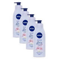 니베아 오일 인 로션 체리 블라썸 바디로션 400ml Nivea Oil in Lotion Cherry Blossom Body Lotionl, 4개